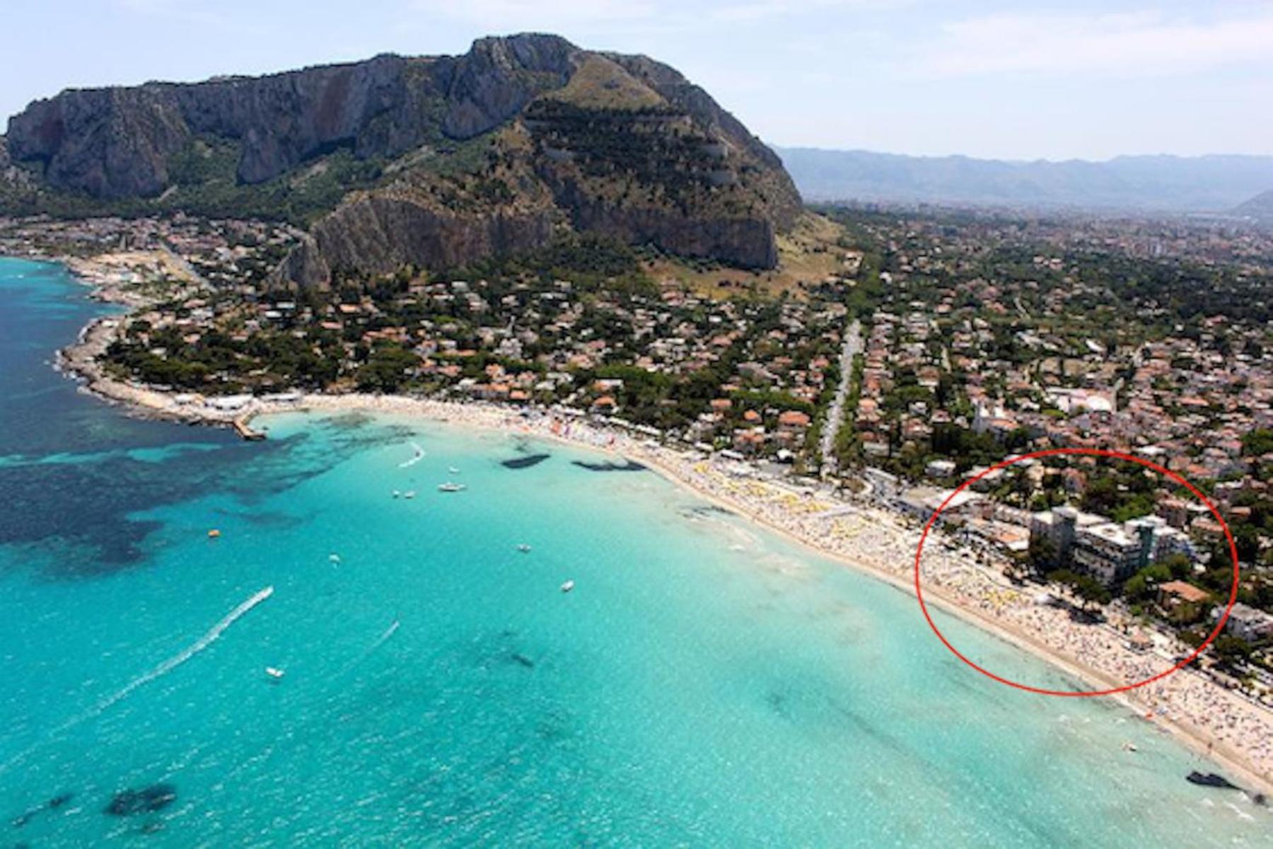Mondello Luxury Apartment On The Beach Kültér fotó